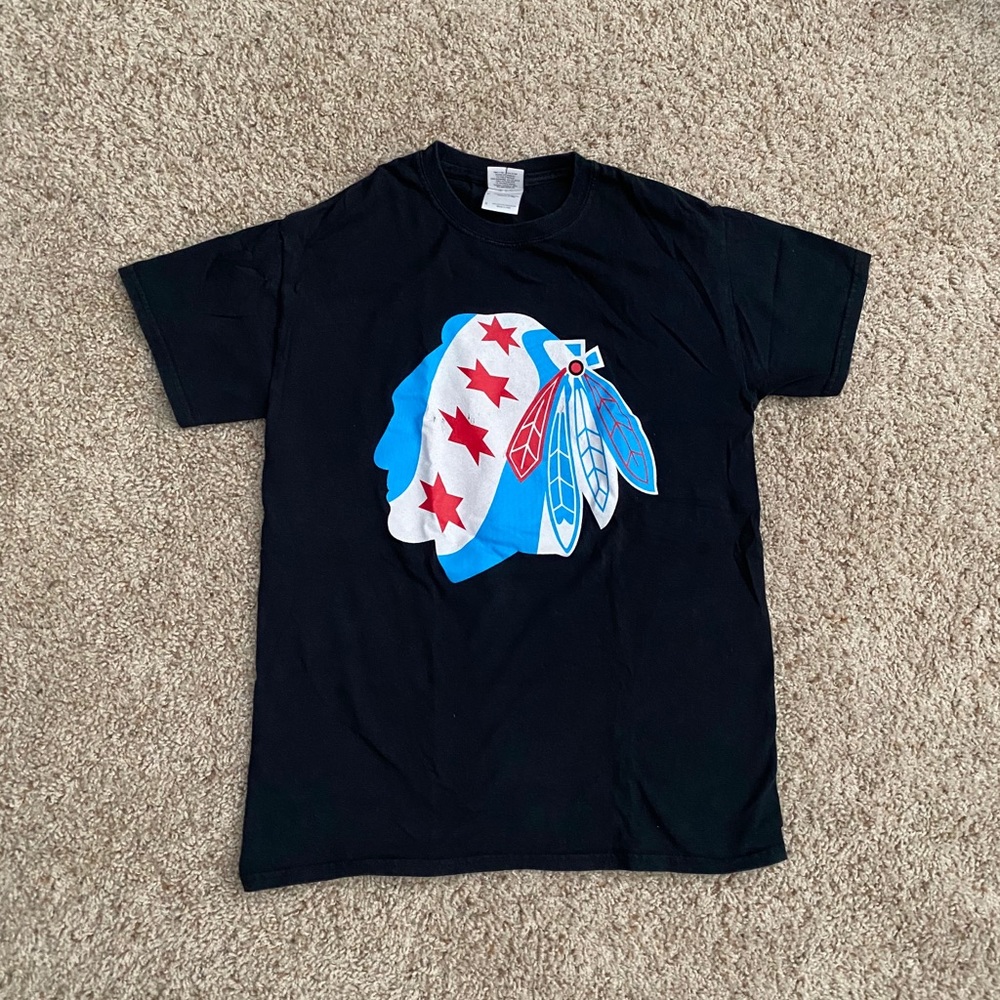 Chicago Flag Chicago Blackhawks TShirt